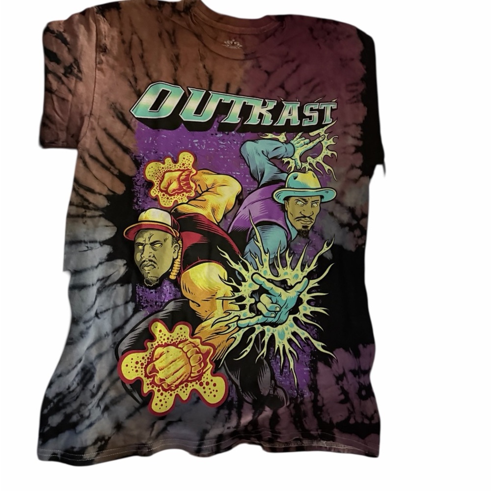 Outkast tie dye t shirt‎ size medium